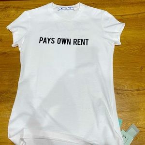 OFF-WHITE womens t shirt in Medium